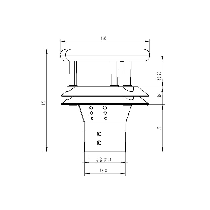 超聲波風(fēng)速風(fēng)向傳感器